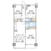 ISM武蔵浦和の間取り画像