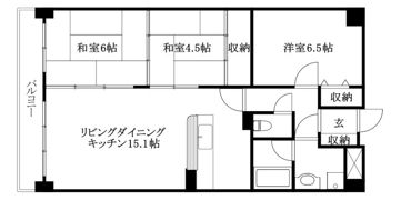 いよてつロフティ郡中の間取り画像