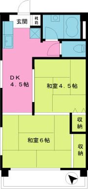 美津穂マンションの間取り画像