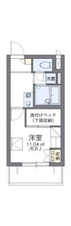 レオパレスルフナの間取り画像
