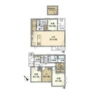 桜上水戸建の間取り画像