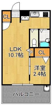 プレアール大浦の間取り画像