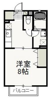 サントス青江 Aの間取り画像