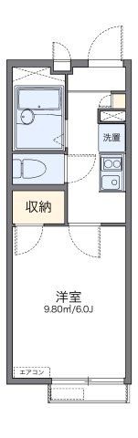 レオパレスエレガンテⅡの間取り画像