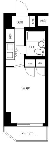 スカイコート世田谷第4の間取り画像