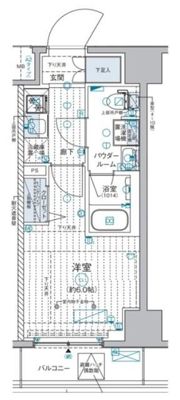 ジェノヴィア西横浜の間取り画像