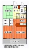 ハイツサニックスⅡの間取り画像