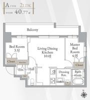 LiveCasa高円寺の間取り画像