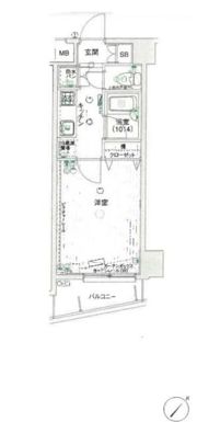 パークウェル文京千石の間取り画像