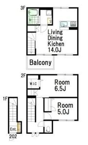 Villa・Symbiose三軒茶屋（ヴィラ・シンビオーズ）の間取り画像