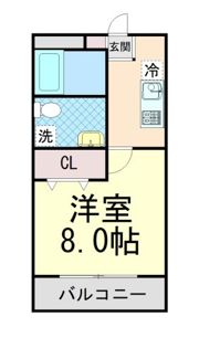ちずるマンションの間取り画像