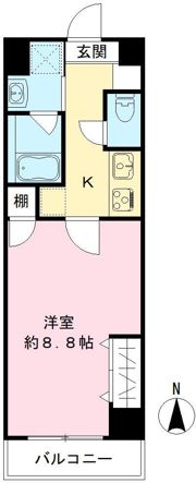 ヒルズ京都東の間取り画像