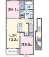 ラ クラルテ bの間取り画像