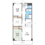 メゾンドール南千里の間取り画像