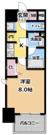 URBANLINK森小路駅前(旧ルネフラッツ森小路駅前)の間取り画像