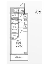 レジディア新御徒町Ⅱの間取り画像