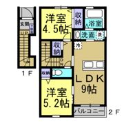 チッタ大野町の間取り画像