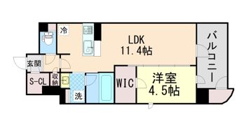 ラシュレ神戸北野の間取り画像