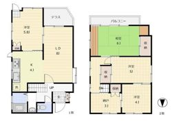 下高井戸4丁目戸建の間取り画像