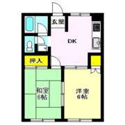 メロディーハイツの間取り画像