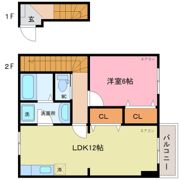 シルエーラあきのⅡの間取り画像