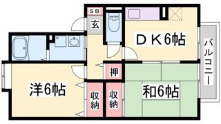 メゾンドアヴニール板宿の間取り画像