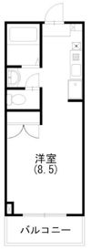 クリエイトダイアナⅠの間取り画像