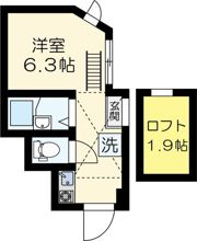 マーベラス国分寺内藤Ⅱの間取り画像