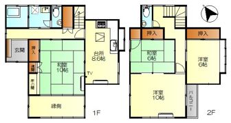 焼山桜ケ丘1丁目5番戸建の間取り画像