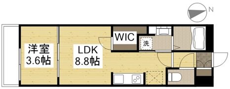 月光 旭川リバーサイドウエストの間取り画像