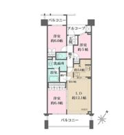 横濱紅葉坂レジデンス壱番館の間取り画像