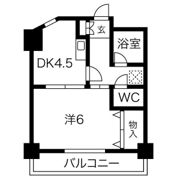 サウスフラットの間取り画像