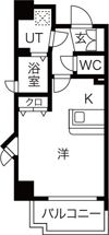 パルティール鶴舞の間取り画像