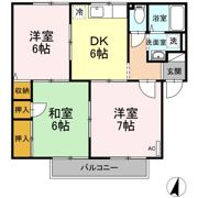 プレジールムラカミの間取り画像