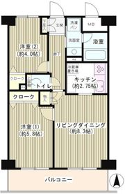 北糀谷コートの間取り画像