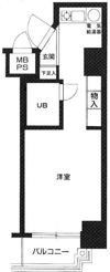 メインステージ王子駅前の間取り画像