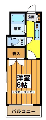 コーポユーミーの間取り画像