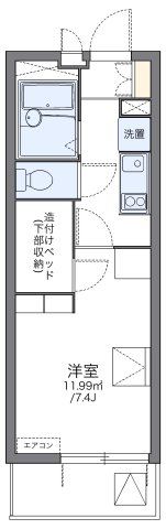 レオパレスアルカンシェルの間取り画像
