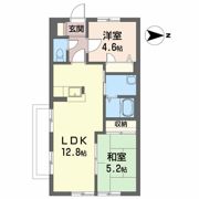 グリーンコーポの間取り画像