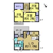 (仮称)クーボ共和町6丁目の間取り画像