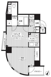 カスタリア初台の間取り画像