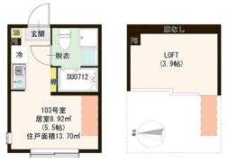 Maison Fleur 氷川台の間取り画像