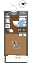 パレス蒔田Ⅱの間取り画像