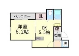ソレイユ甲南の間取り画像