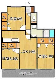 ドエルヴィラ本城の間取り画像