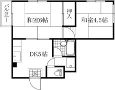 吉村コーポの間取り画像