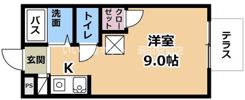 アートハイツ八木の間取り画像