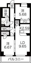 S-FORT鶴舞reale(リアーレ)の間取り画像