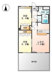 シエル Rの間取り画像
