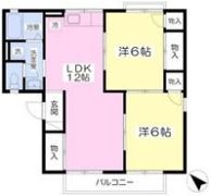 ブローニュましもBの間取り画像